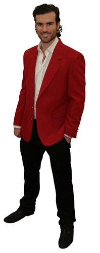 red blazer for men